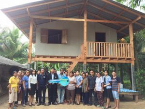 โครงการสร้างบ้านให้ผู้ประสบภัย ถวายพ่อหลวง ประจำปี พ.ศ. 2560 (นายเสรี ทองรักษ์)